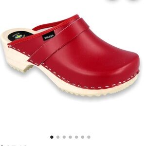 CLOGS CLASSIC KLOGGA WOODEN RED